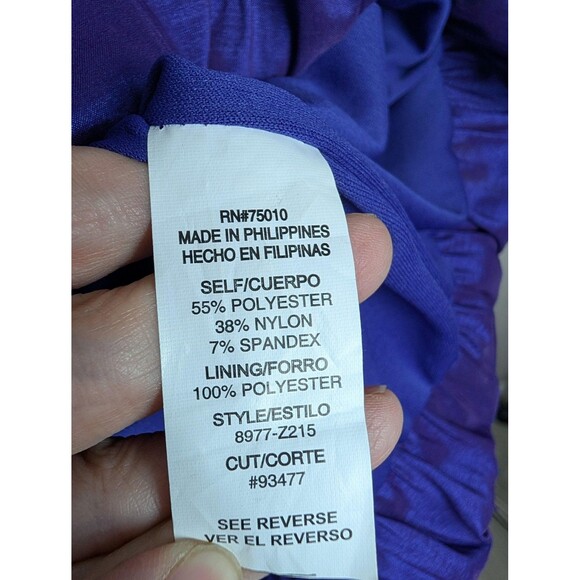 Jodi Kristopher Dress Womens 13 Strap Mini Floral Crystal Accents NWT Prom - Picture 7 of 10